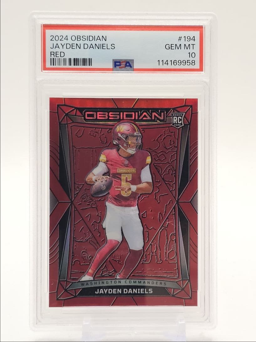 Jayden Daniels Panini Obsidian #194 Red