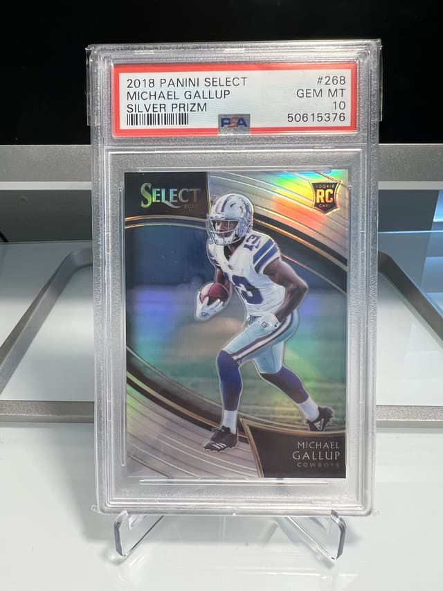 Michael Gallup Panini Select #268 Silver Prizm
