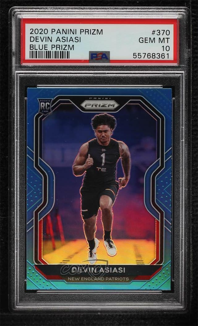 Devin Asiasi Panini Prizm #370 Blue Prizm