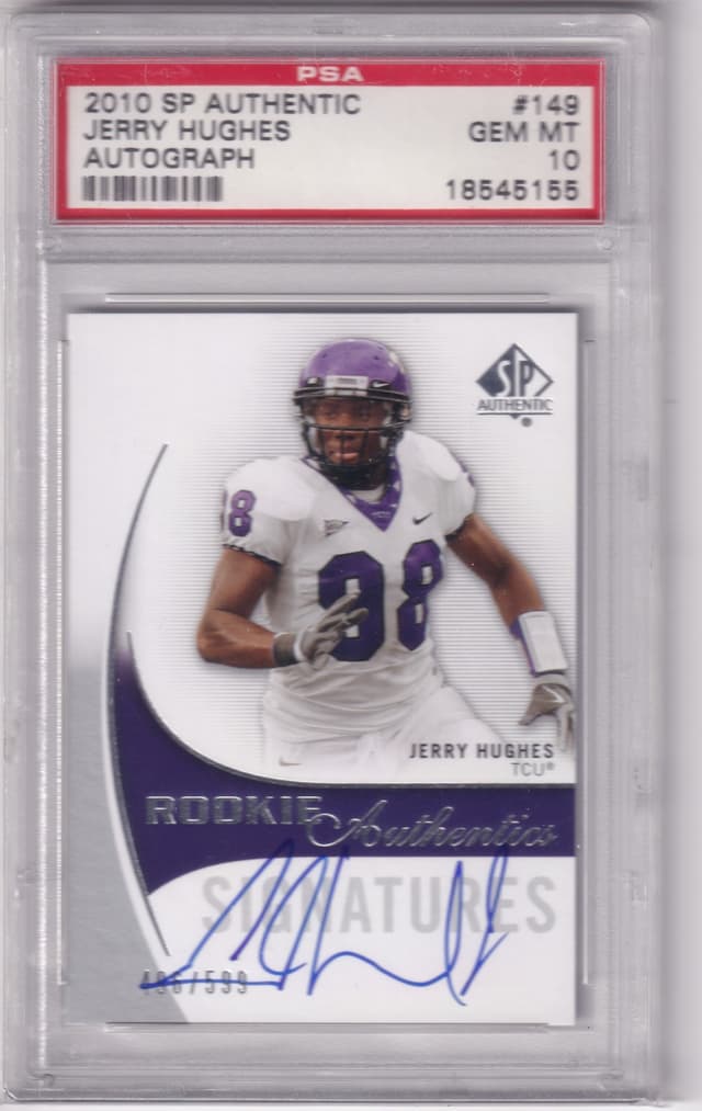 Jerry Hughes SP Authentic #149 Autograph