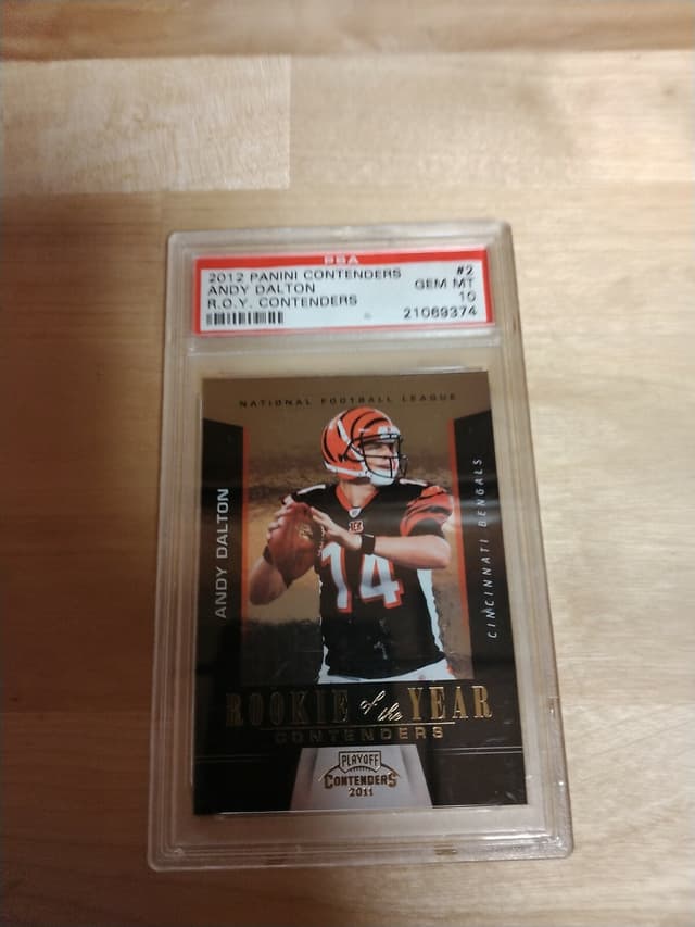 Brandon Weeden Panini Contenders Rookie of the Year Contenders #2 Base