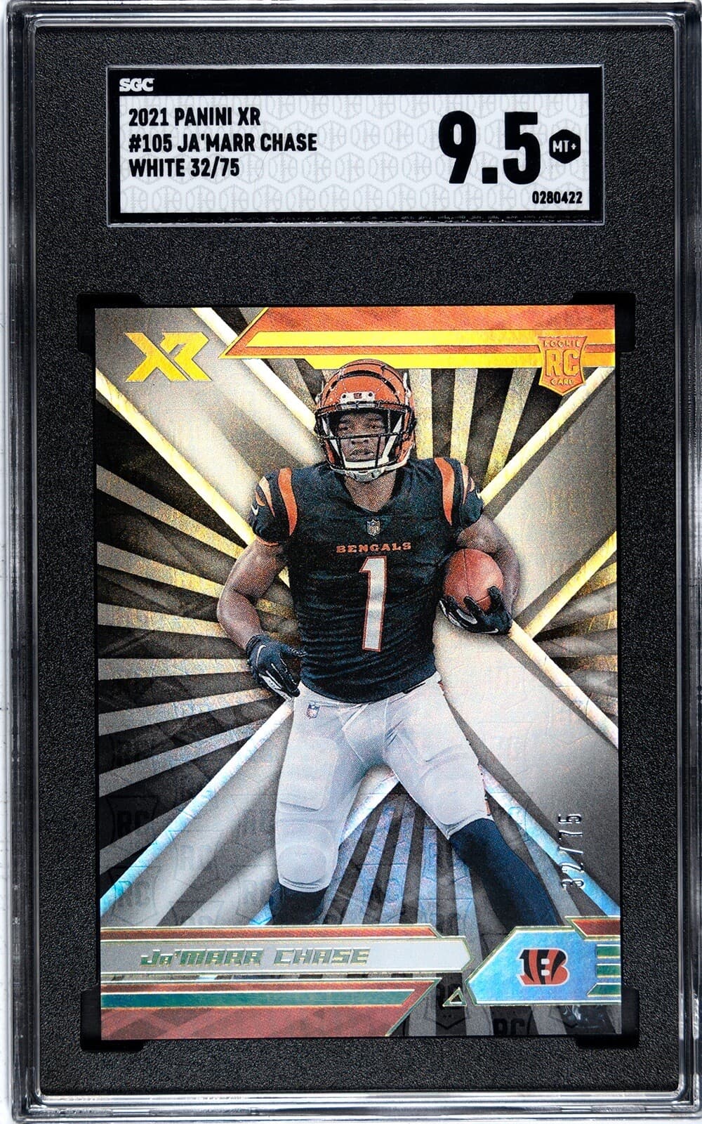 JaMarr Chase Panini XR #105 White