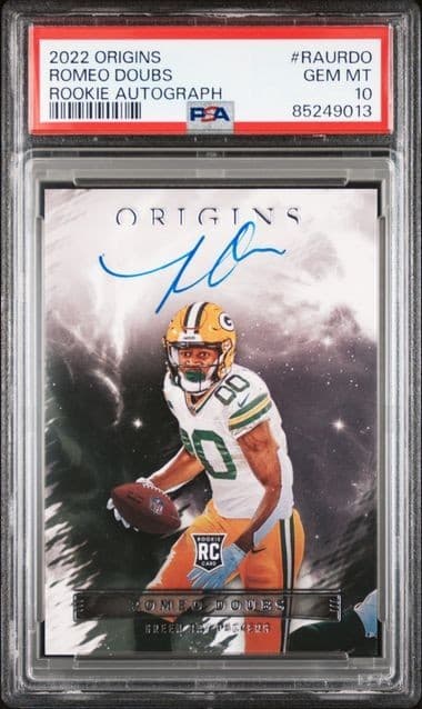 Romeo Doubs Panini Origins Rookie Autographs #RAURDO Base