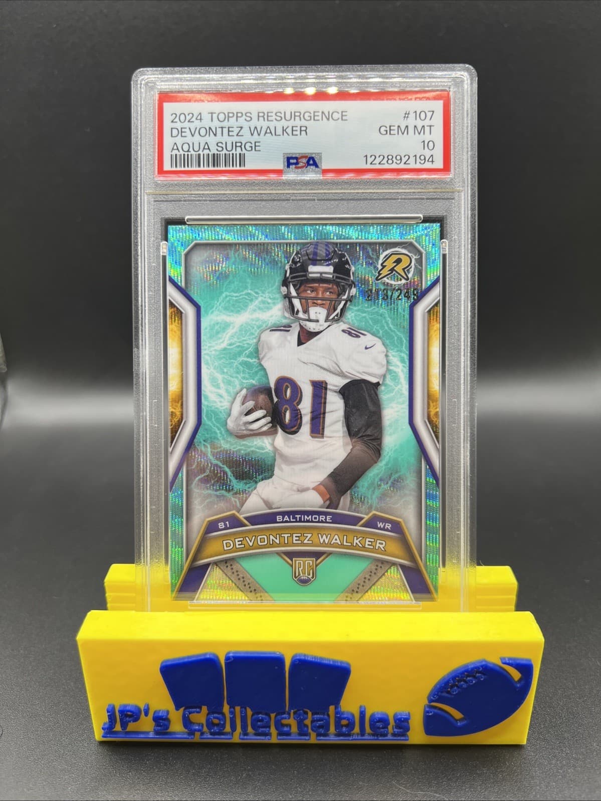 Devontez Walker Topps Resurgence #107 Aqua Surge