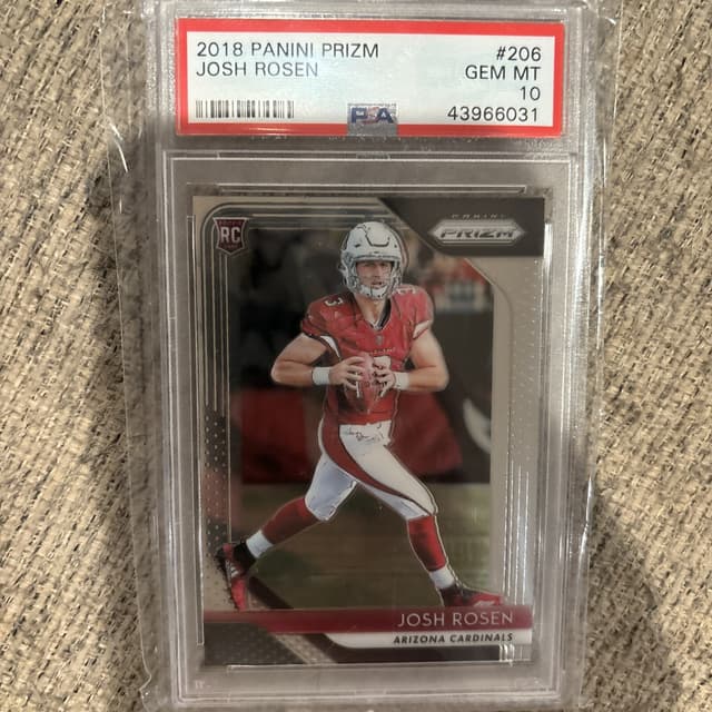 Josh Rosen Panini Prizm #206 Base