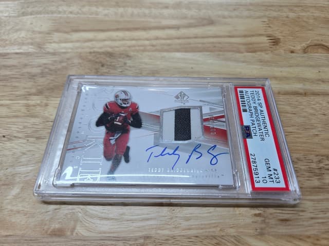 Teddy Bridgewater SP Authentic #233 Autograph Patch