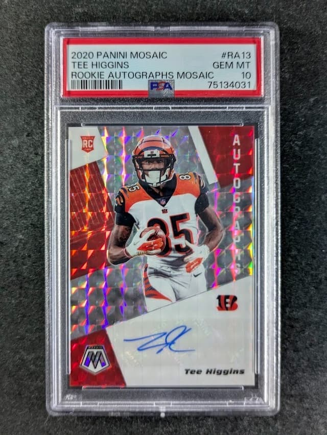 Tee Higgins Panini Mosaic Rookie Autographs Mosaic #RA13 Base