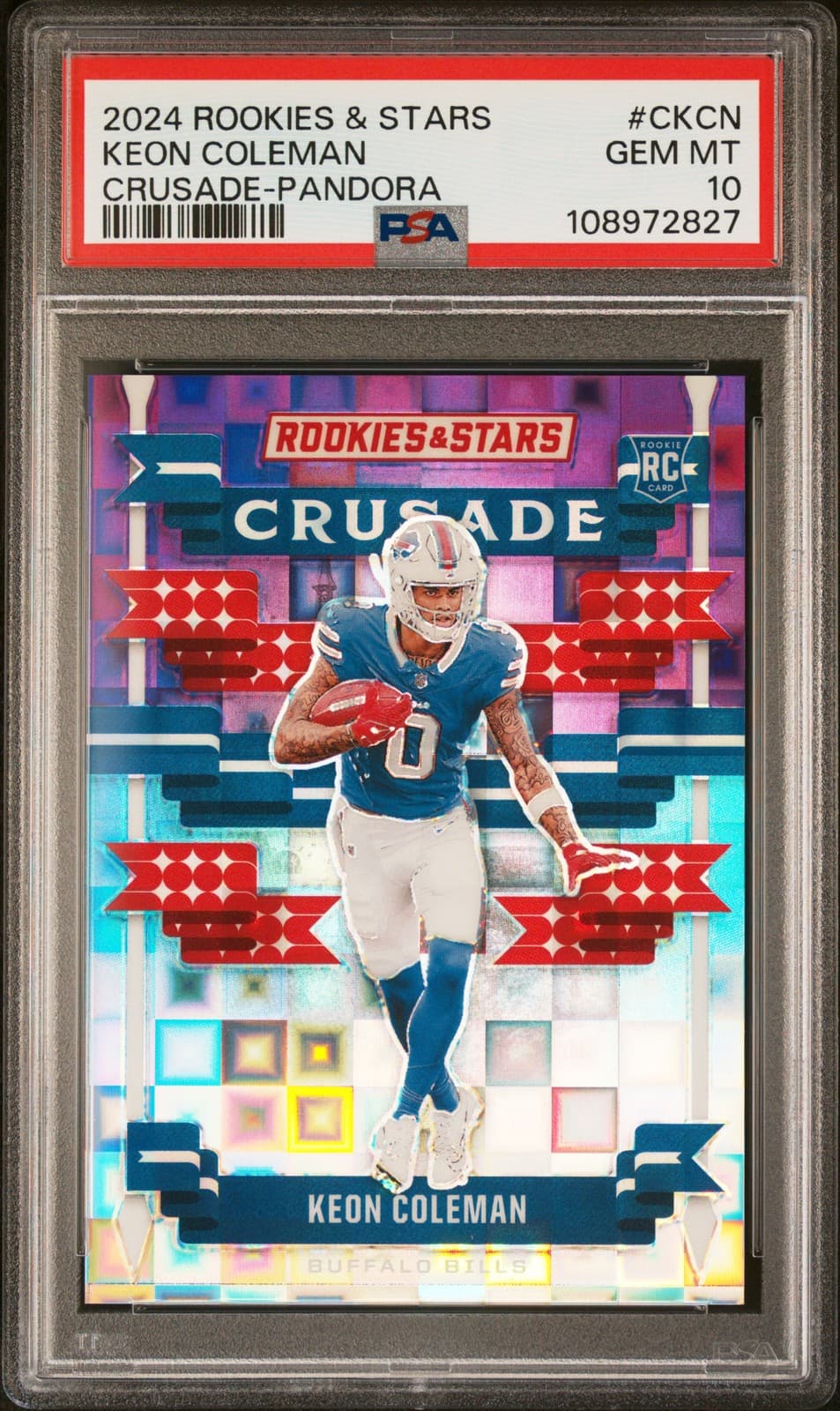 Keon Coleman Panini Rookies & Stars Crusade #CKCN Pandora