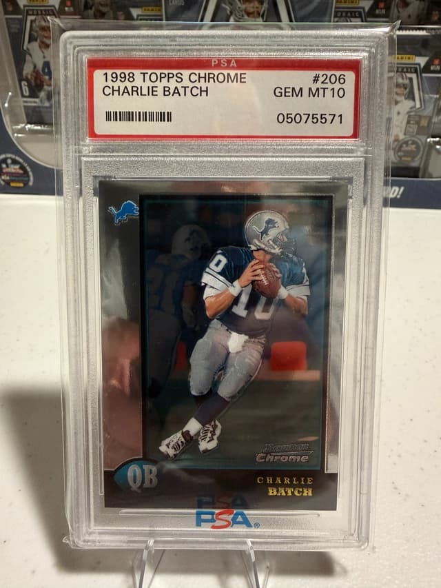 Charlie Batch Topps Chrome #206 Base