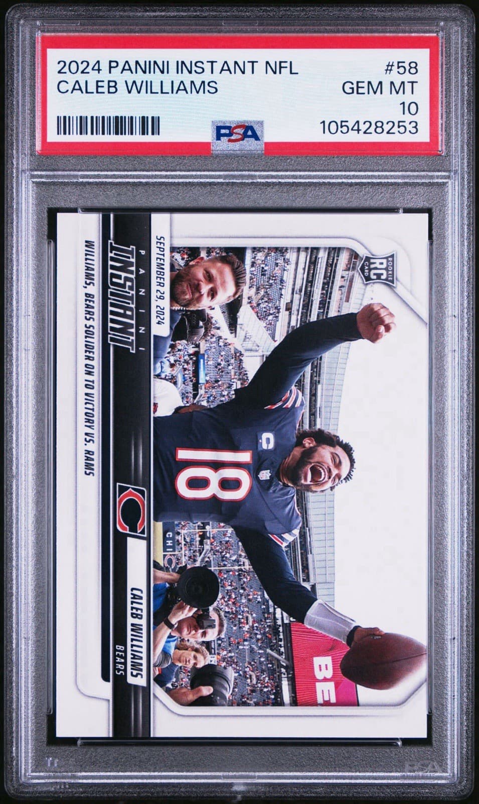 Caleb Williams Panini Instant NFL #58 Base