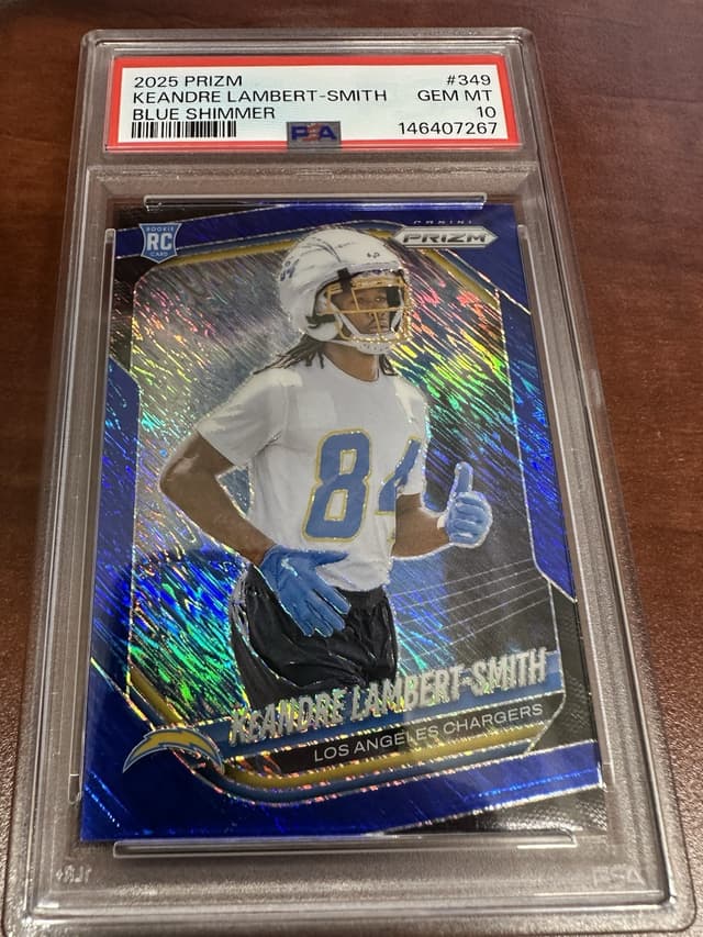 KeAndre Lambert-Smith Panini Prizm #349 Blue Shimmer