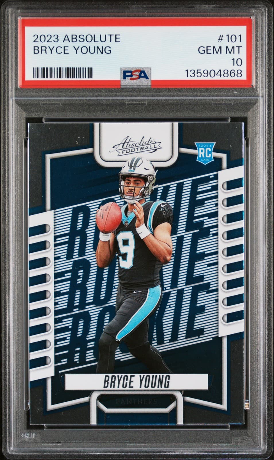 Bryce Young Panini Absolute #101 Base