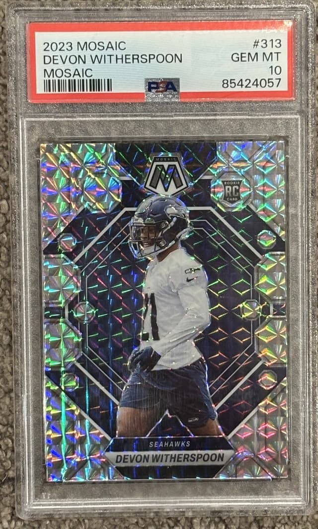Devon Witherspoon Panini Mosaic #313 Mosaic