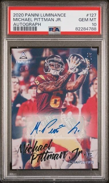 Michael Pittman Jr. Panini Luminance #127 Autograph