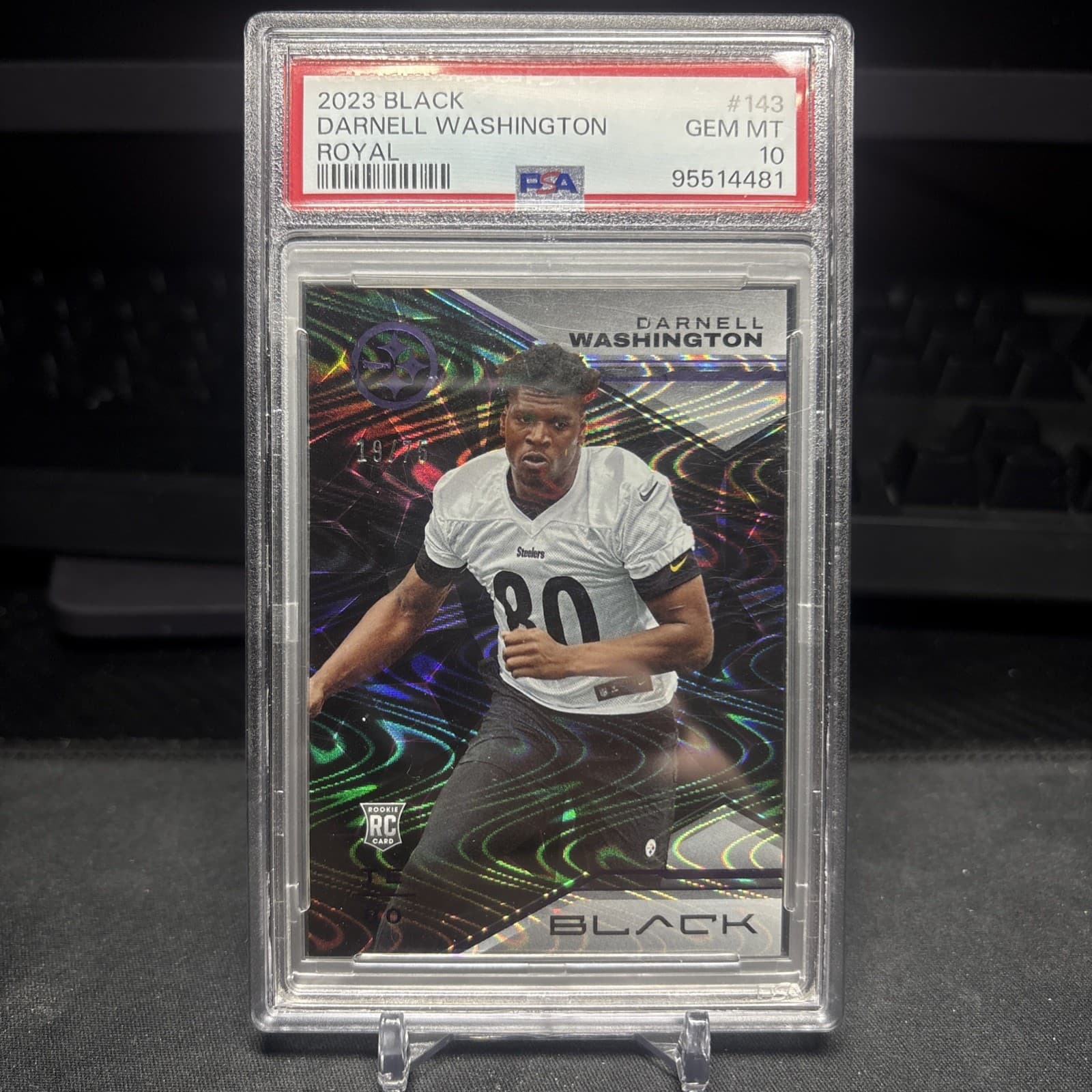 Darnell Washington Panini Black #143 Royal