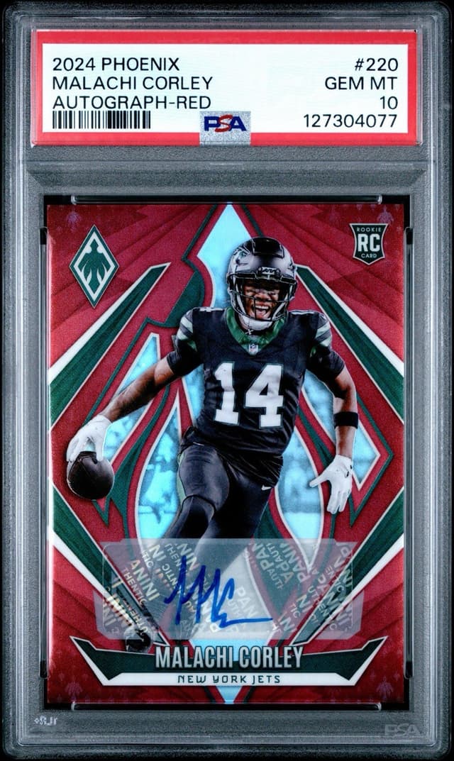 Malachi Corley Panini Phoenix #220 Autograph-Red