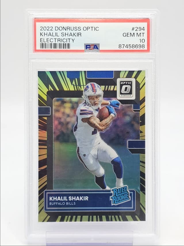 Khalil Shakir Panini Donruss Optic #294 Electricity