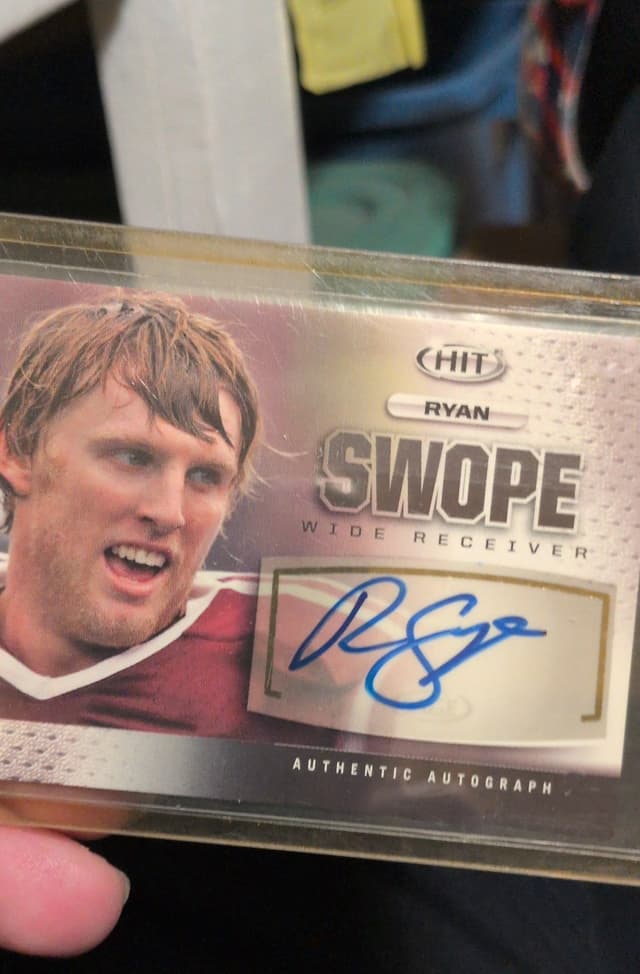 Ryan Swope SA-GE Hit Autographs #A25 Gold