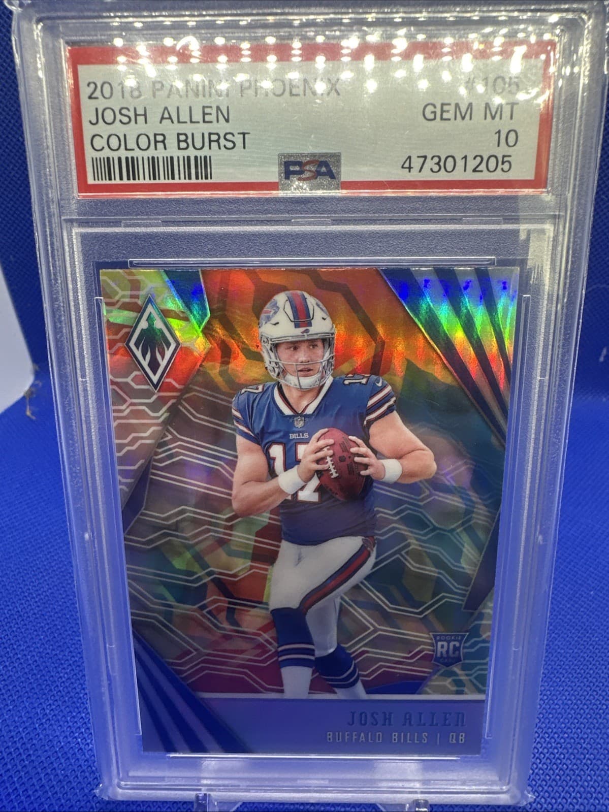 Josh Allen Panini Phoenix #105 Color Burst
