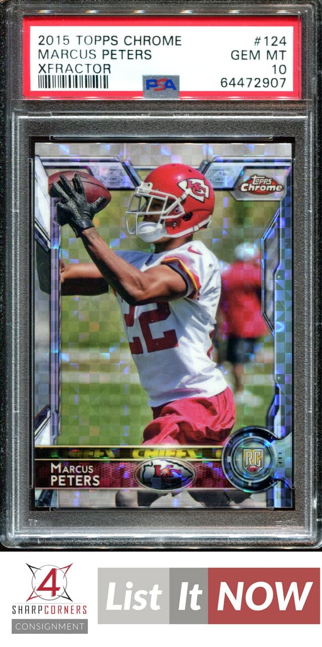 Marcus Peters Topps Chrome #124 Xfractor