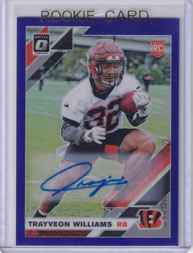 Trayveon Williams Panini Donruss Optic #143 Autograph -Purple