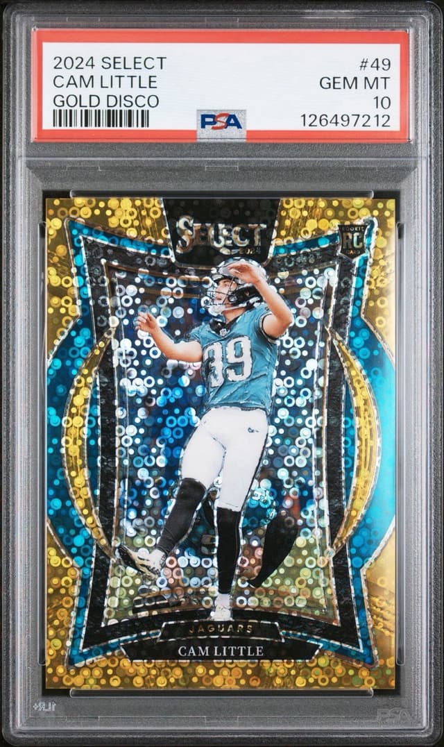 Cam Little Panini Select #49 Gold Disco