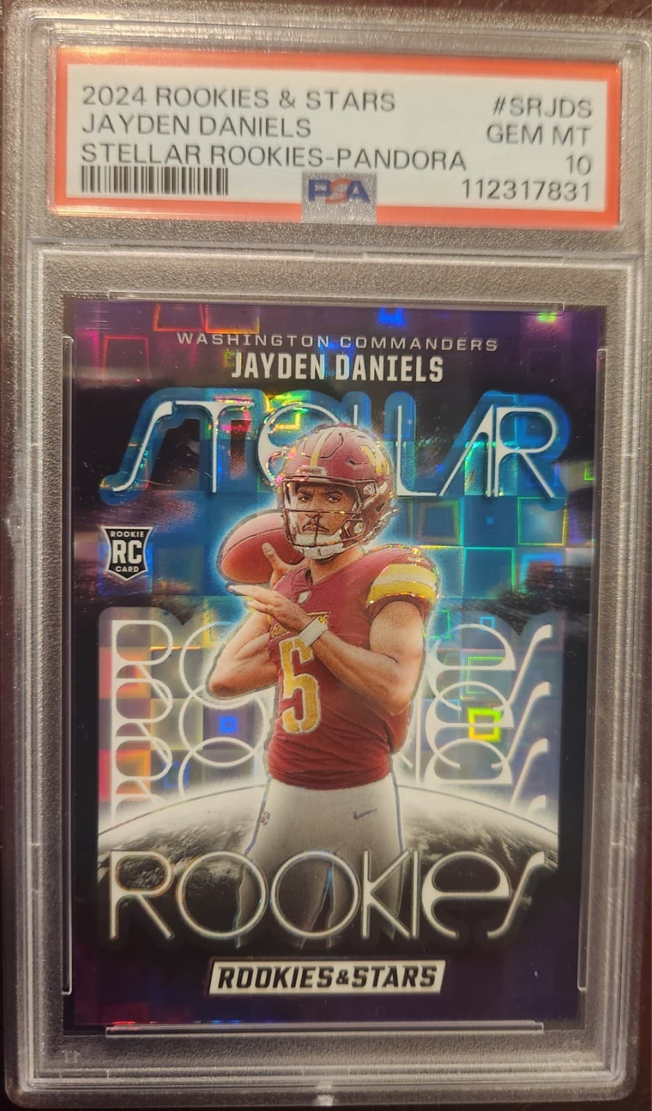 Jayden Daniels Panini Rookies & Stars Stellar Rookies #SRJDS Pandora