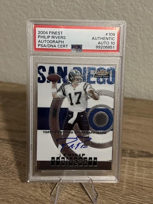 Philip Rivers Finest #109 Autograph