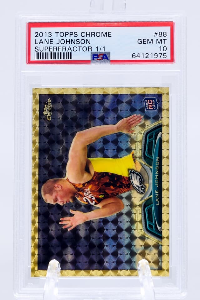 Lane Johnson Topps Chrome #88 Superfractor 1/1