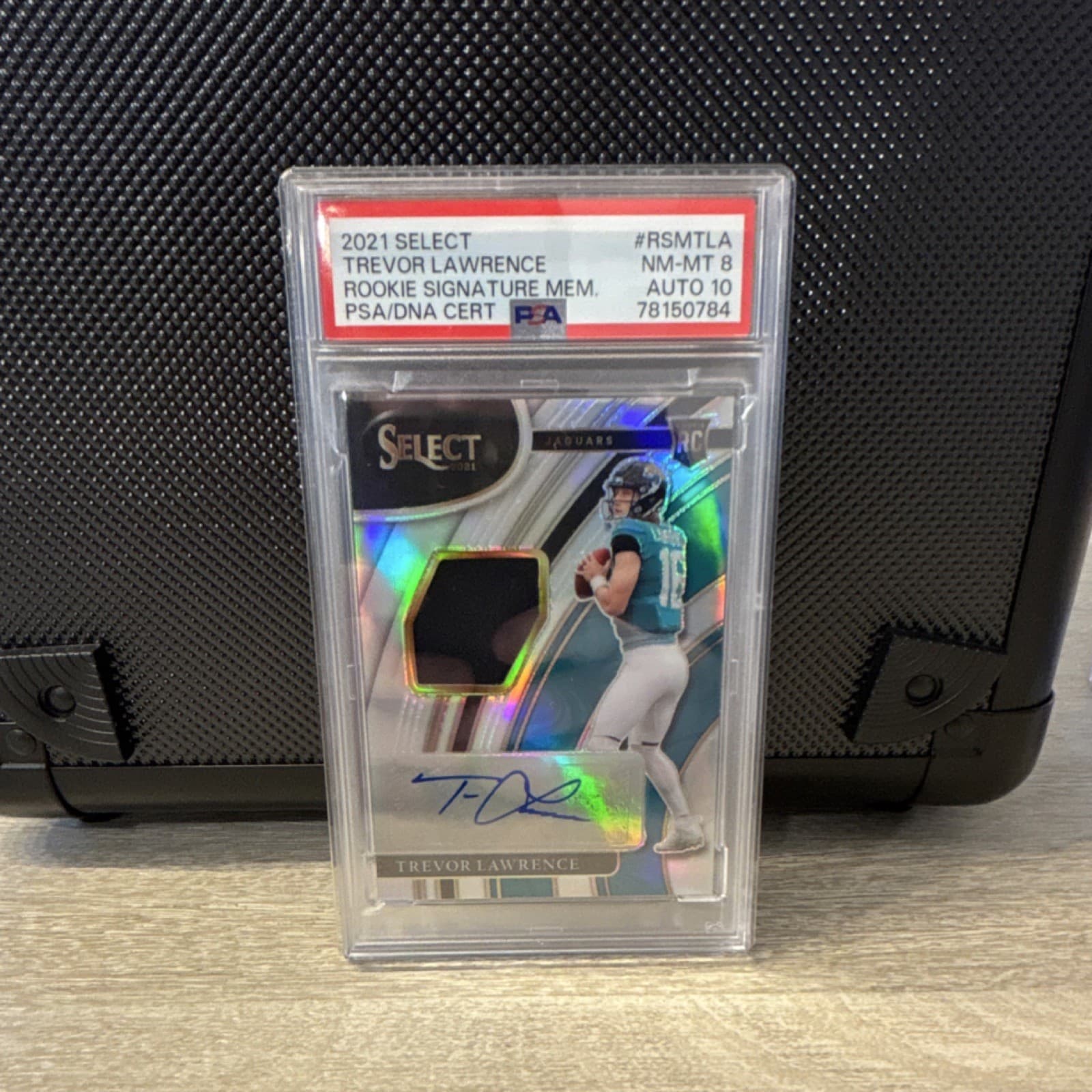 Trevor Lawrence Panini Select Rookie Signature Memorabilia #RSMTLA Base