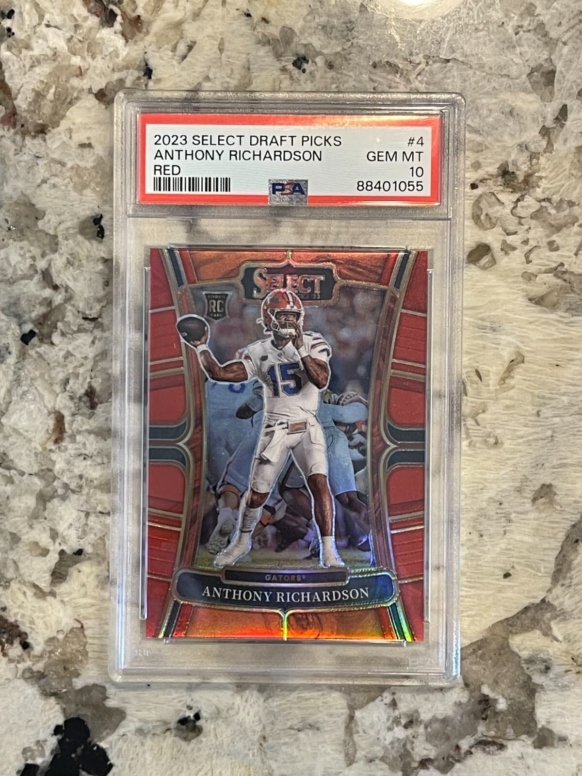 Anthony Richardson Panini Select Draft Picks #4 Red