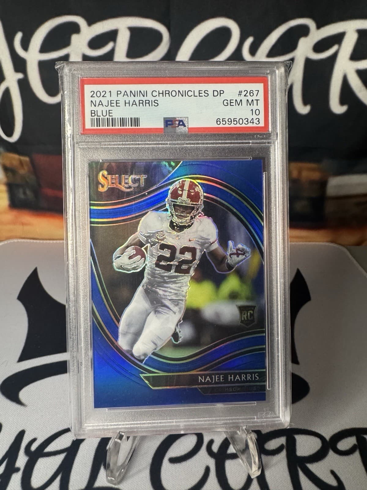 Najee Harris Panini Chronicles Draft Picks #267 Blue