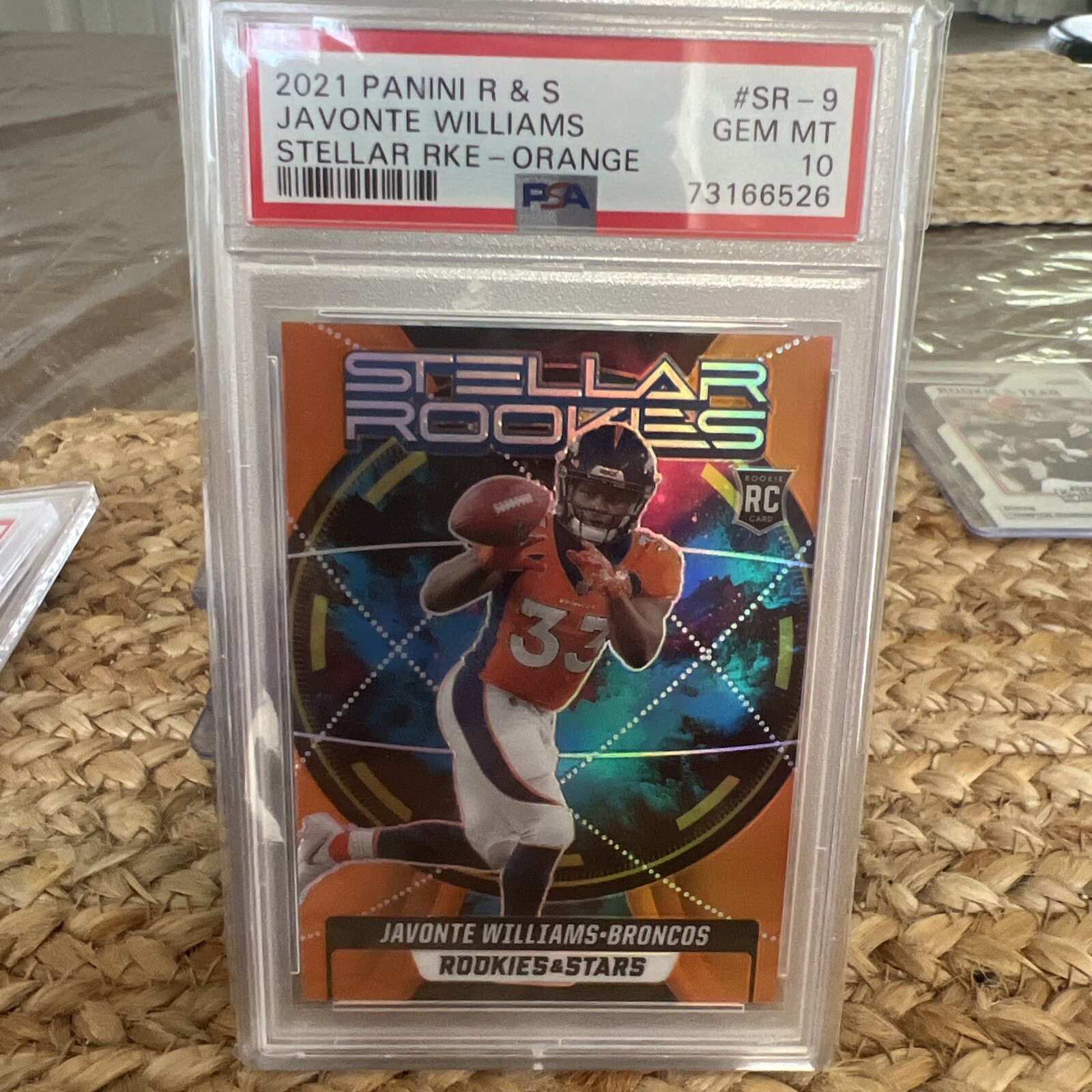 Javonte Williams Panini Rookies & Stars Stellar Rookies #SR9 Base