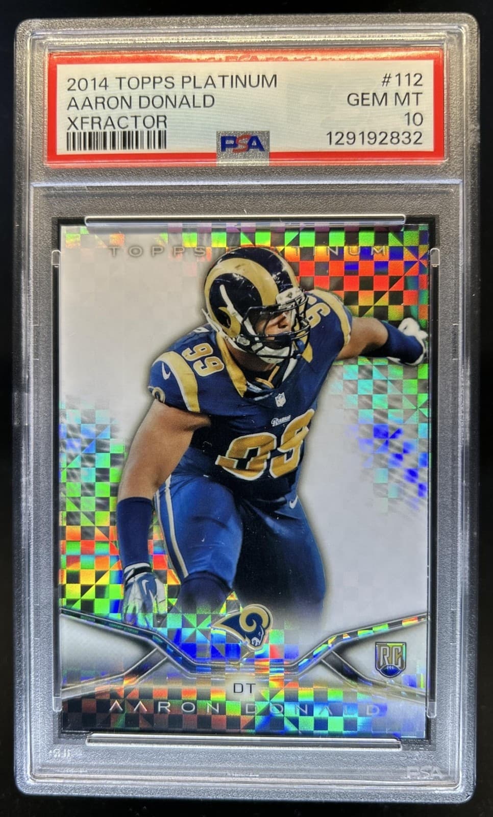 Aaron Donald Topps Platinum #112 Base