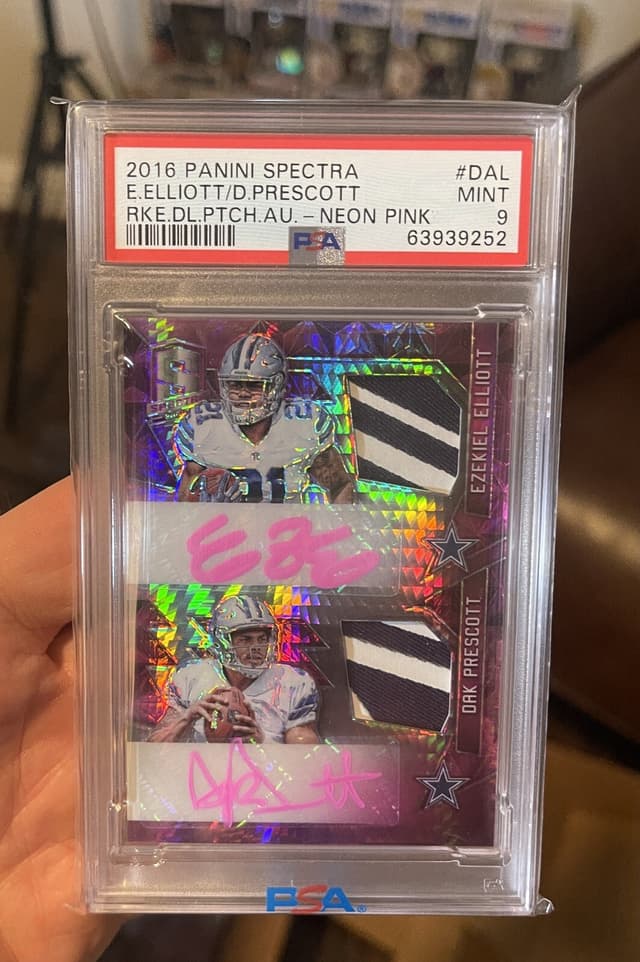 Will Fuller Panini Spectra Radiant Rookie Patch Signatures #WF Neon Pink