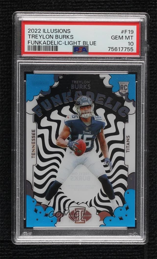 Treylon Burks Panini Illusions Funkadelic #F19 Light Blue