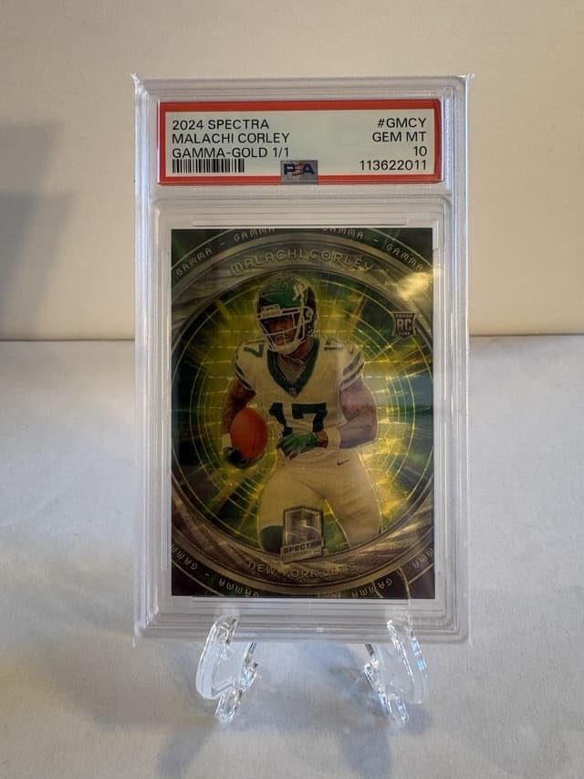 Malachi Corley Panini Spectra Gamma #GMCY Gold 1/1