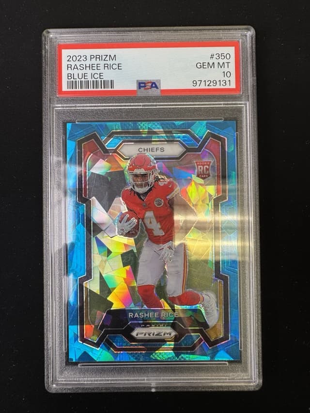 Rashee Rice Panini Prizm #350 Blue Ice