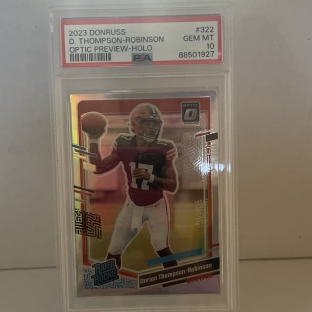 Dorian Thompson-Robinson Panini Donruss #322 Base