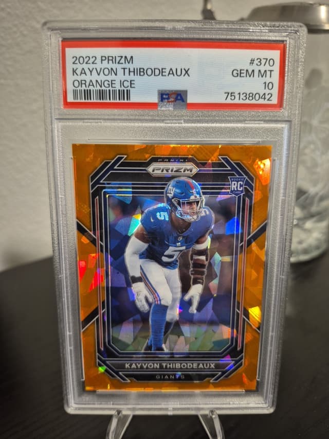 Kayvon Thibodeaux Panini Prizm #370 Orange Ice