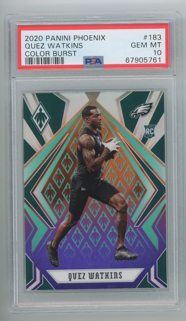 Quez Watkins Panini Phoenix #183 Color Burst