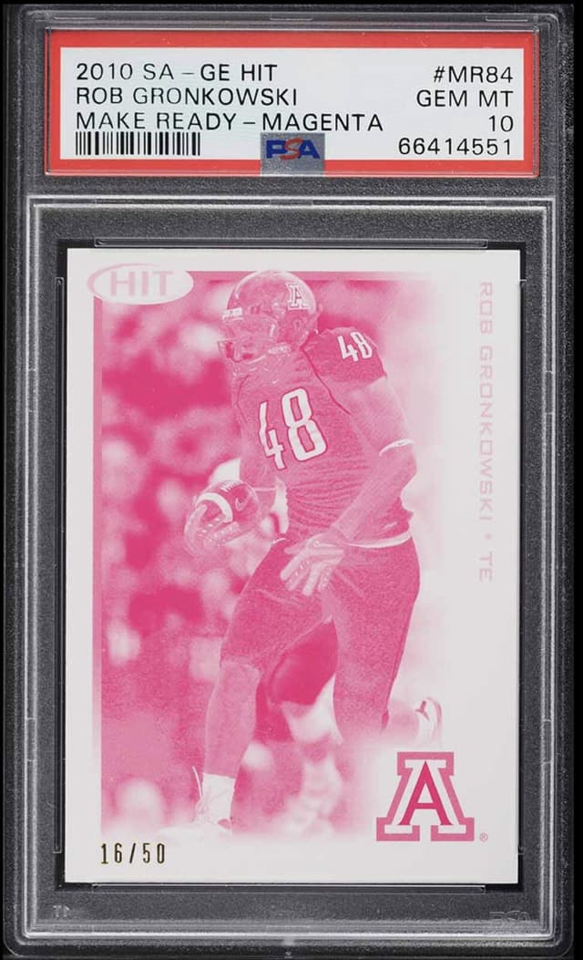 Rob Gronkowski SA-GE Hit #MR84 Make Ready-Magenta