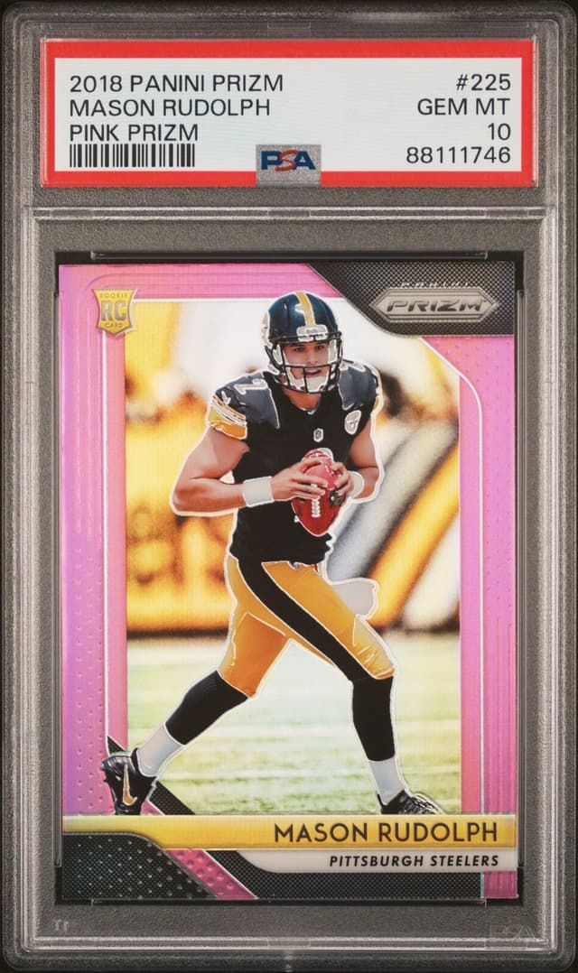 Mason Rudolph Panini Prizm #225 Pink Prizm