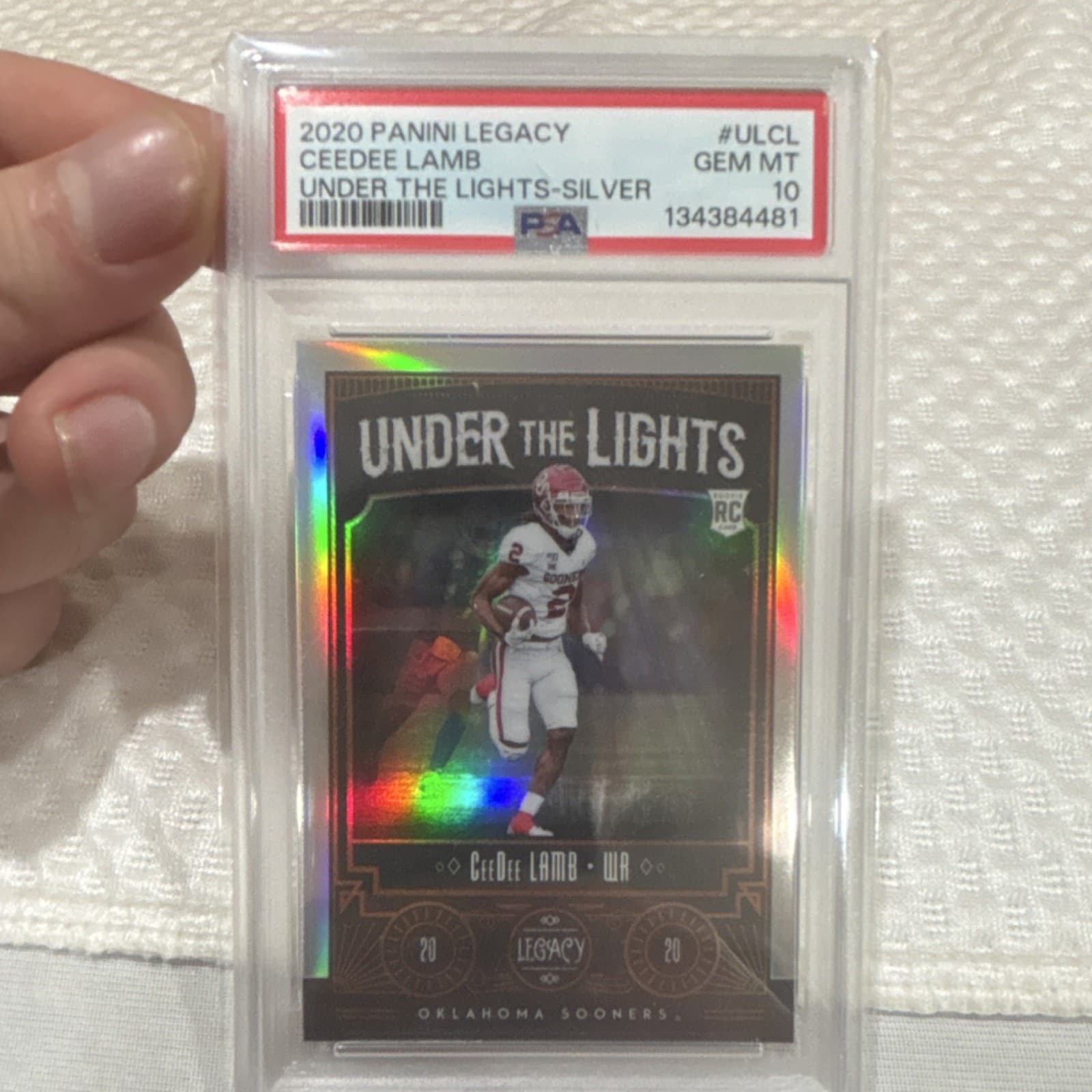 CeeDee Lamb Panini Legacy Under the Lights #ULCL Silver