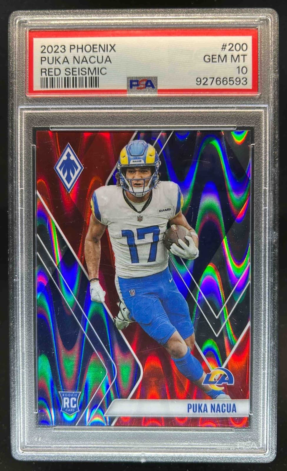 Puka Nacua Panini Phoenix #200 Red Seismic