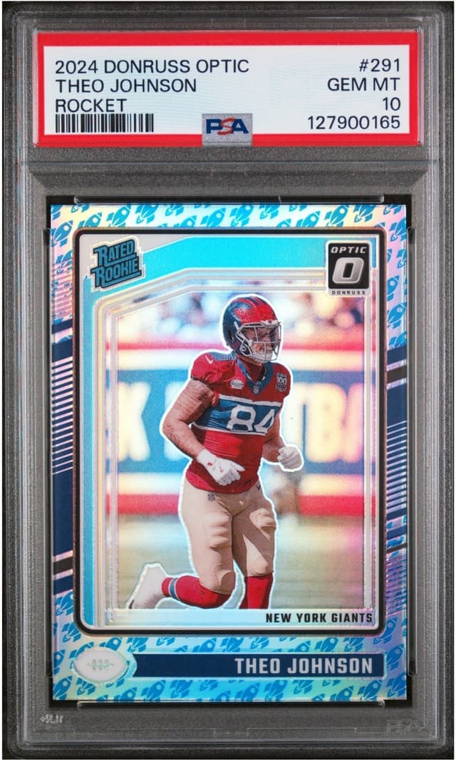 Theo Johnson Panini Donruss Optic #291 Rocket