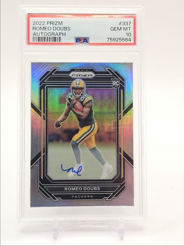 Romeo Doubs Panini Prizm #337 Autograph