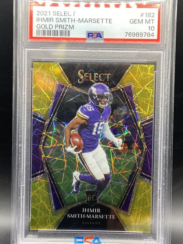 Ihmir Smith-Marsette Panini Select #182 Gold Prizm