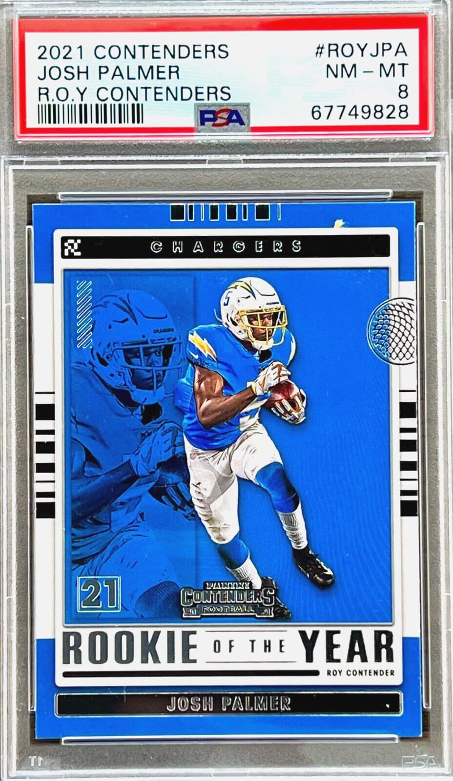 Josh Palmer Panini Contenders Rookie of the Year Contenders #ROYJPA Base