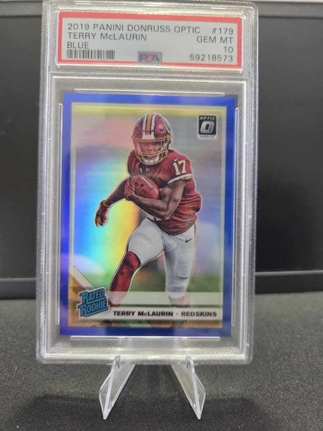 Terry McLaurin Panini Donruss Optic #179 Blue